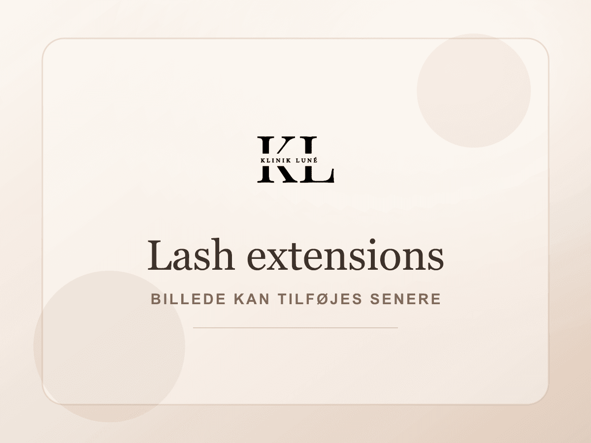 Lash extensions hos Klinik Luné